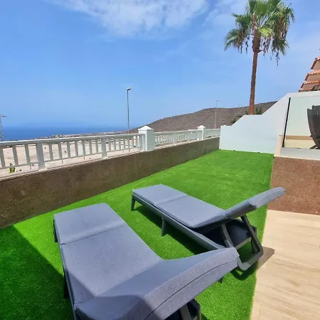 Moderna Casa, Terraza Vistas Mar Wifi Y Piscina Lägenhet Costa Adeje (Tenerife)