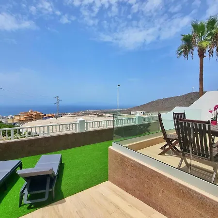 Moderna Casa, Terraza Vistas Mar Wifi Y Piscina Lägenhet Costa Adeje (Tenerife)